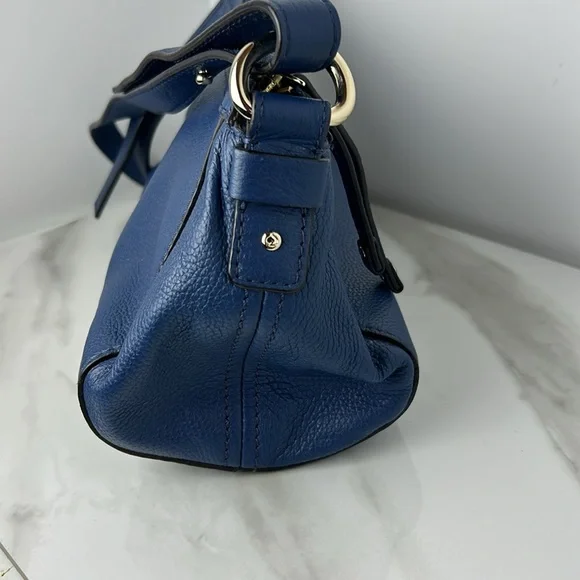 Kate Spade Royal Blue pebble leather AUTHENTIC bag
